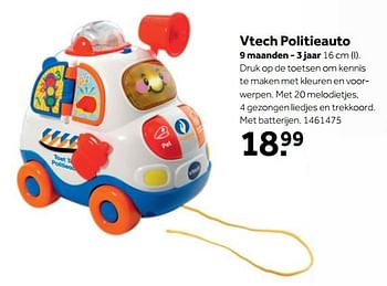 Aanbiedingen Vtech politieauto - Vtech - Geldig van 25/09/2017 tot 10/12/2017 bij Intertoys