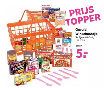 Aanbiedingen Gevuld winkelmandje - Huismerk - Intertoys - Geldig van 25/09/2017 tot 10/12/2017 bij Intertoys