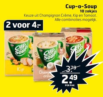 Aanbiedingen Cup-a-soup - Cup a Soup - Geldig van 26/09/2017 tot 01/10/2017 bij Trekpleister