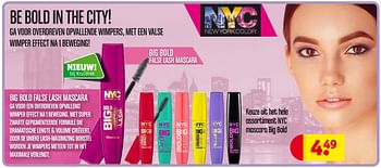 Aanbiedingen Keuze uit het hele assortiment nyc mascara big bold - NYC - Geldig van 26/09/2017 tot 08/10/2017 bij Kruidvat