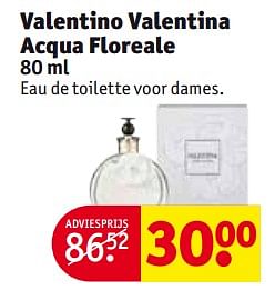Aanbiedingen Valentino valentina acqua floreale - Valentino - Geldig van 26/09/2017 tot 08/10/2017 bij Kruidvat