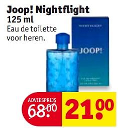 Aanbiedingen Joop! nightflight - Joop! - Geldig van 26/09/2017 tot 08/10/2017 bij Kruidvat