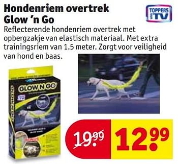 Aanbiedingen Hondenriem overtrek glow `n go - Huismerk - Kruidvat - Geldig van 26/09/2017 tot 08/10/2017 bij Kruidvat