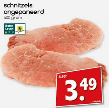 Aanbiedingen Schnitzels ongepaneerd - Huismerk - Agrimarkt - Geldig van 25/09/2017 tot 30/09/2017 bij Agrimarkt