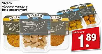 Aanbiedingen Vivera vleesvervangers hele assortiment - Vivera - Geldig van 25/09/2017 tot 30/09/2017 bij Agrimarkt