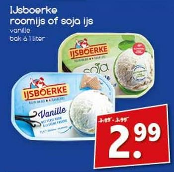 Aanbiedingen Ijsboerke roomjjs of soja ijs - Ijsboerke - Geldig van 25/09/2017 tot 30/09/2017 bij Agrimarkt