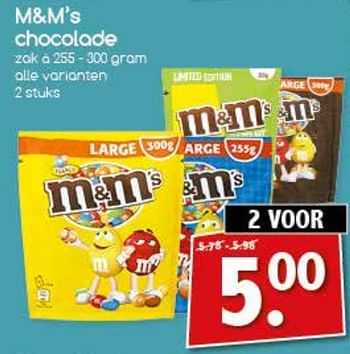 Aanbiedingen M+m`s chocolade - M&amp;M', s - Geldig van 25/09/2017 tot 30/09/2017 bij Agrimarkt