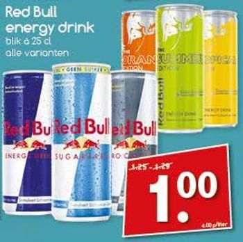 Aanbiedingen Red bull energy drink - Red Bull - Geldig van 25/09/2017 tot 30/09/2017 bij Agrimarkt