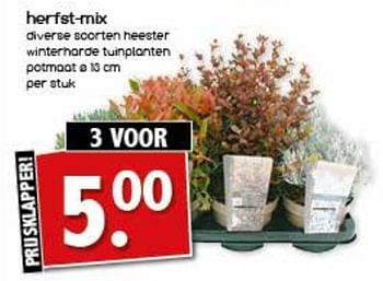 Aanbiedingen Herfst mix - Huismerk - Agrimarkt - Geldig van 25/09/2017 tot 30/09/2017 bij Agrimarkt