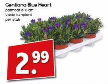 Aanbiedingen Gentiana blue heart - Huismerk - Agrimarkt - Geldig van 25/09/2017 tot 30/09/2017 bij Agrimarkt