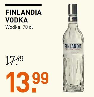 Aanbiedingen Finlandia vodka - Finlandia - Geldig van 25/09/2017 tot 08/10/2017 bij Gall & Gall