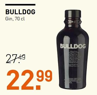 Aanbiedingen Bulldog gin - Bulldog - Geldig van 25/09/2017 tot 08/10/2017 bij Gall & Gall