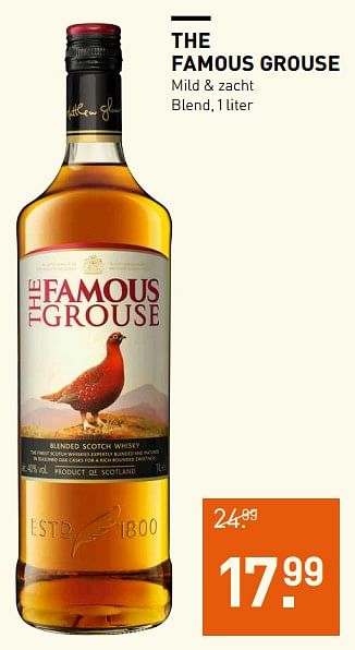 Aanbiedingen The famous grouse - The Famous Grouse - Geldig van 25/09/2017 tot 08/10/2017 bij Gall & Gall