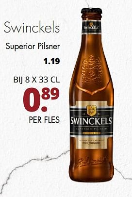 Aanbiedingen Swinckels superior pilsner - Swinckelsâ€™  - Geldig van 25/09/2017 tot 07/10/2017 bij Mitra