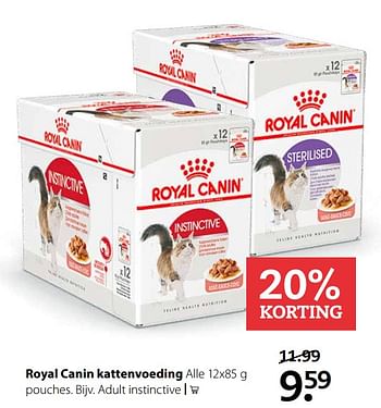 Aanbiedingen Royal canin kattenvoeding - Royal Canin - Geldig van 25/09/2017 tot 08/10/2017 bij Boerenbond