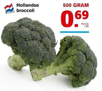Aanbiedingen Hollandse broccoli - Huismerk - Hoogvliet - Geldig van 27/09/2017 tot 03/10/2017 bij Hoogvliet