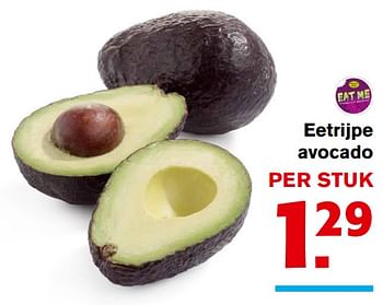 Aanbiedingen Eetrijpe avocado - Eat Me - Geldig van 27/09/2017 tot 03/10/2017 bij Hoogvliet