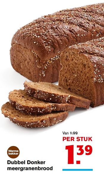 Aanbiedingen Dubbel donker meergranenbrood - Huismerk - Hoogvliet - Geldig van 27/09/2017 tot 03/10/2017 bij Hoogvliet