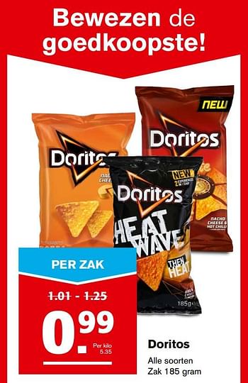 Aanbiedingen Doritos - Doritos - Geldig van 27/09/2017 tot 03/10/2017 bij Hoogvliet