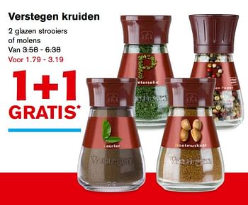 Aanbiedingen Verstegen kruiden - Verstegen - Geldig van 27/09/2017 tot 03/10/2017 bij Hoogvliet