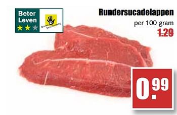 Aanbiedingen Rundersucadelappen - Huismerk - MCD Supermarkten - Geldig van 25/09/2017 tot 30/09/2017 bij MCD Supermarkten