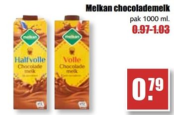 Aanbiedingen Melkan chocolademelk - Melkan - Geldig van 25/09/2017 tot 30/09/2017 bij MCD Supermarkten