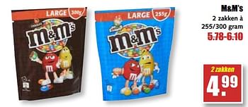 Aanbiedingen M+m`s - M&amp;M', s - Geldig van 25/09/2017 tot 30/09/2017 bij MCD Supermarkten