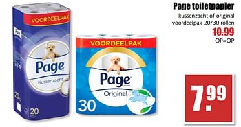 Aanbiedingen Page toiletpapier - Page - Geldig van 25/09/2017 tot 30/09/2017 bij MCD Supermarkten