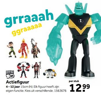 Aanbiedingen Actiefiguur - Ben 10 - Geldig van 25/09/2017 tot 10/12/2017 bij Intertoys