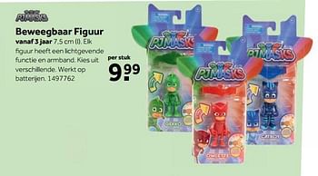 Aanbiedingen Beweegbaar figuur - PJ Masks - Geldig van 25/09/2017 tot 10/12/2017 bij Intertoys