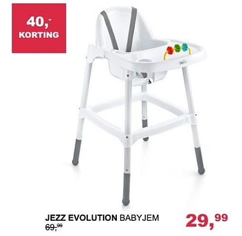 Aanbiedingen Jezz evolution babyjem - BabyJem - Geldig van 25/09/2017 tot 06/10/2017 bij Baby & Tiener Megastore