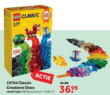 Aanbiedingen 10704 classic creatieve doos - Lego - Geldig van 25/09/2017 tot 10/12/2017 bij Intertoys