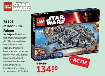 Aanbiedingen 75105 millennium - Lego - Geldig van 25/09/2017 tot 10/12/2017 bij Intertoys