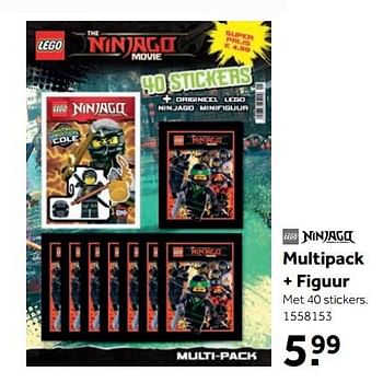 Aanbiedingen Multipack + figuur - Lego - Geldig van 25/09/2017 tot 10/12/2017 bij Intertoys