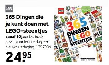 Aanbiedingen 365 dingen die je kunt doen met lego-steentjes - Lego - Geldig van 25/09/2017 tot 10/12/2017 bij Intertoys