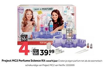 Aanbiedingen Project mc2 perfume science kit - Project MCÂ² - Geldig van 25/09/2017 tot 10/12/2017 bij Intertoys