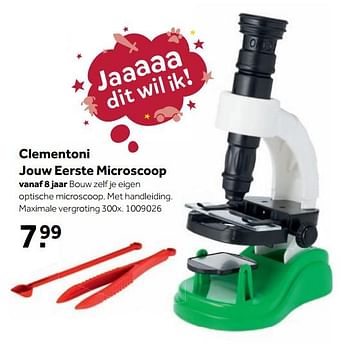 Aanbiedingen Clementoni jouw eerste microscoop - Clementoni - Geldig van 25/09/2017 tot 10/12/2017 bij Intertoys