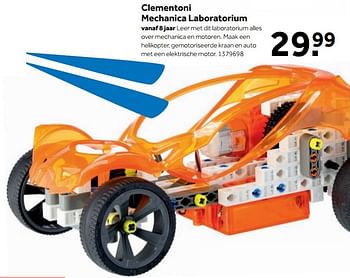 Aanbiedingen Clementoni mechanica laboratorium - Clementoni - Geldig van 25/09/2017 tot 10/12/2017 bij Intertoys