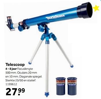 Aanbiedingen Telescoop - Huismerk - Intertoys - Geldig van 25/09/2017 tot 10/12/2017 bij Intertoys