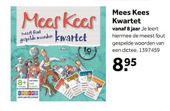 Aanbiedingen Mees kees kwartet - Huismerk - Intertoys - Geldig van 25/09/2017 tot 10/12/2017 bij Intertoys