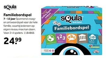 Aanbiedingen Familiebordspel - Squla - Geldig van 25/09/2017 tot 10/12/2017 bij Intertoys