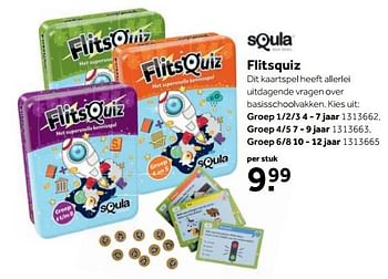 Aanbiedingen Flitsquiz - Squla - Geldig van 25/09/2017 tot 10/12/2017 bij Intertoys