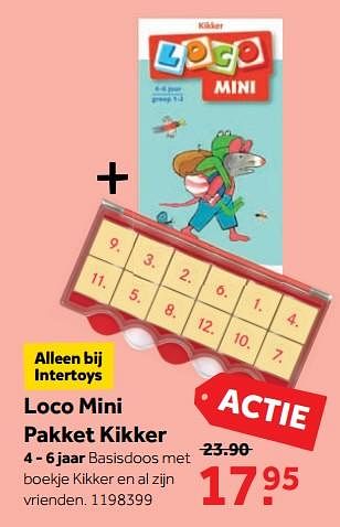 Aanbiedingen Loco mini pakket kikker - Loco - Geldig van 25/09/2017 tot 10/12/2017 bij Intertoys