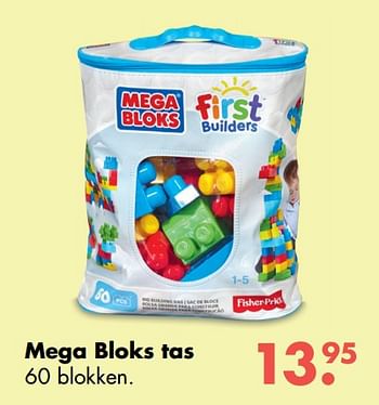 Aanbiedingen Mega bloks tas - Fisher-Price - Geldig van 09/10/2017 tot 06/12/2017 bij Multi Bazar