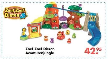 Aanbiedingen Zoef zoef dieren avonturenjungle - Zoef Zoef Dieren - Geldig van 09/10/2017 tot 06/12/2017 bij Multi Bazar