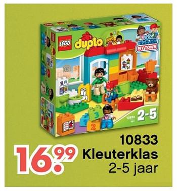 Aanbiedingen 10833 kleuterklas - Lego - Geldig van 09/10/2017 tot 06/12/2017 bij Multi Bazar