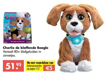 Aanbiedingen Charlie de blaffende beagle - FurReal Friends - Geldig van 09/10/2017 tot 06/12/2017 bij Multi Bazar