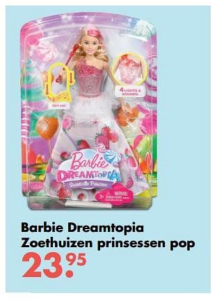 Aanbiedingen Barbie dreamtopia zoethuizen prinsessen pop - Mattel - Geldig van 09/10/2017 tot 06/12/2017 bij Multi Bazar