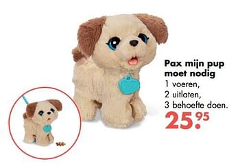 Aanbiedingen Pax mijn pup moet nodig - FurReal Friends - Geldig van 09/10/2017 tot 06/12/2017 bij Multi Bazar