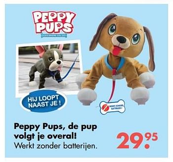 Aanbiedingen Peppy pups, de pup volgt je overal! - Peppy Pups - Geldig van 09/10/2017 tot 06/12/2017 bij Multi Bazar